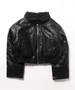 EMODA エモショート丈ボアブルゾン