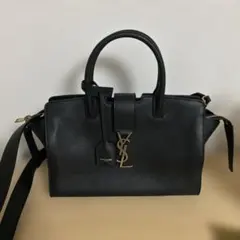 イヴ・サンローラン　黒　ハンドバッグのサムネイル