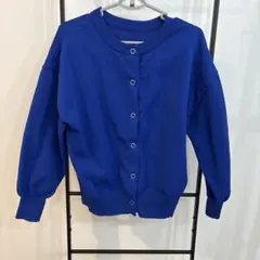 しまむら カーディガン ブルー M