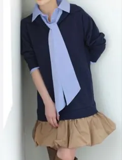 1回のみ着用✩美品】Arpege story テーラリング キャミワンピース