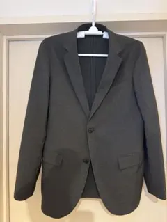 ユニクロ　感動ジャケット、感動パンツ　ジャケットS ウエスト79cm グレー