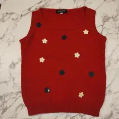 QUEEN'S COURT ノースリーブニット　　 サイズ2