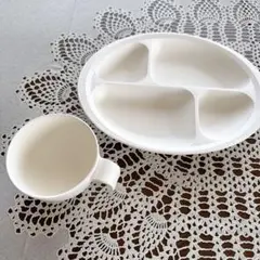 木目 すくいやすい仕切りプレート 茶碗 サポート 介護 介助 補助 軽い 丈夫のサムネイル
