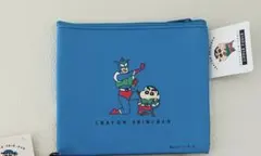 新品　クレヨンしんちゃん　アクション仮面　ファスナーポーチ