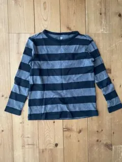 UNIQLO ユニクロ ボーダー 長袖カットソー 長袖 ロンT 120cm