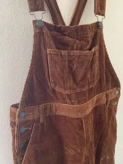 GUコーデュロイ オーバーオール XL