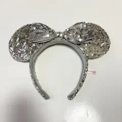 ミニーマウス風スパンコールカチューシャ