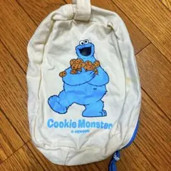 クッキーモンスター ポーチ コスメポーチ セサミストリート 化粧品ポーチ 小物入