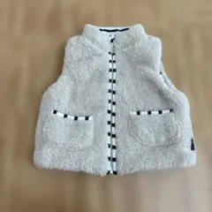 100cm アプレレクール 中綿リバーシブルベスト　フリース　ボアベスト