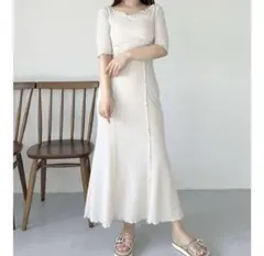 マーキュリーデュオ ギンガム配色メローカットワンピース