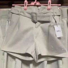GRL ベルト付きハイウエストショートパンツ Sサイズ