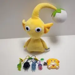 黄ピクミン ぬいぐるみ 本体　おまけのキーホルダー付き