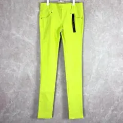 【PARK GIRL】ライムグリーン 新品タグ付 スキニーパンツ ストレッチ M