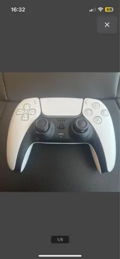 m*a様 PS5 ホワイト ワイヤレスコントローラー SONY PlayStat