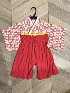 着物ロンパース 90cm 靴下セット