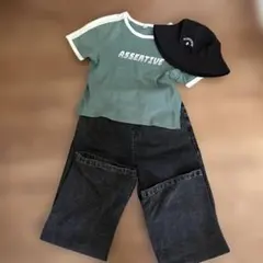 3点セットGU Tシャツ Lサイズ グリーン
