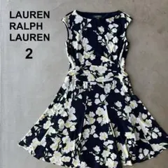 【LAUREN RALPH LAUREN】ラルフローレン　2　ワンピース　花柄