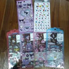 サンリオ シール　 6枚セット　クロミ　シナモン　キティ　マイメロ