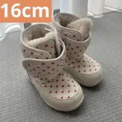 Cocoti ハート柄ブーツ 16.0cm