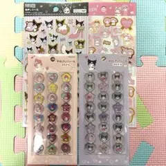 正規品　おはじきふうシール　クロミ　マイメロディ　セット