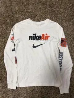 【美品】NIKE ナイキ エア ロンT 長袖 Tシャツ ホワイト Sサイズ