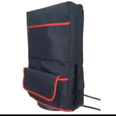 PS5 ダストカバー 本体 用 保護カバー ほこり防止 収納ポケット付 縦置き