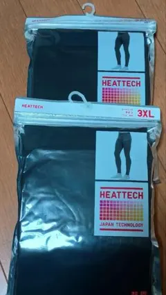 ヒートテックタイツ　メンズ　3XL　2枚