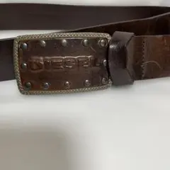 DIESEL レザーベルト　メンズのサムネイル