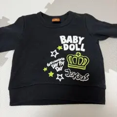 ベビードール　トレーナー 長袖 BABY DOLL 90cm キッズ服 ベビー