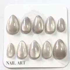 マグネットネイル ショート ネイルチップ マグネット オーバル ショートネイル