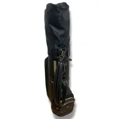 希少品　バーバリーズ　キャディバッグ　ノバチェック　レザー　ブラックのサムネイル