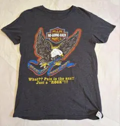 ロックT ハーレー　パロディ　Harley-Davidson 鷲プリント　キッズ