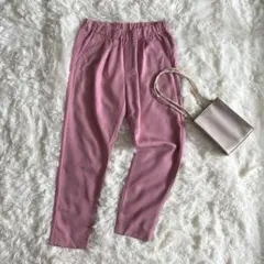 JOURNAL STANDARD　レーヨンテーパードパンツ36　ピンク◆A91