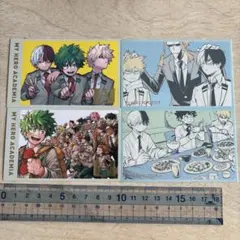 ヒロアカ原画展　メモリアルコレクション　オリジン組　緑谷　爆豪　轟 オールマイト