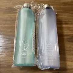 スヌーピー　タイムマーカー付きウォーターボトル　グリーン　ブルー　1000ml