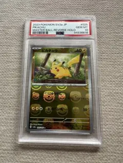 2026年最新】マスターボール ピカチュウ psa10の人気アイテム - メルカリ