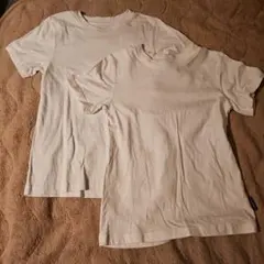ELFINDOLL CLASSIC Tシャツ 130 無地の白　２枚セットのサムネイル