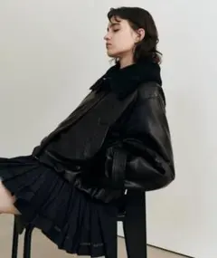 SNIDEL コットンライクフリルスカショーパン ブラック 0