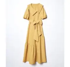 【新品】REDYAZEL ビッグカラーウエストリボンワンピース