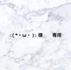 ⊂( *・ω・ )⊃様専用ページ