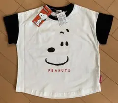 スヌーピー ピーナッツ フェイス 顔 Tシャツ 100のサムネイル