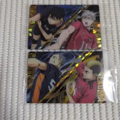 5 ハイキュー ウエハース 影山飛雄 灰羽リエーフ 田中龍之介 山本猛虎