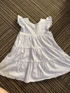 petit main フリル袖ワンピース 80