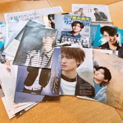 【77ページ】Snow Man 雑誌切り抜き 大量（向井康二 AERA連載等)