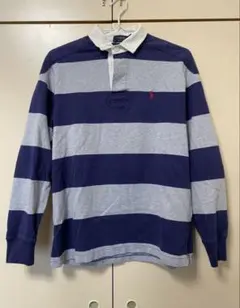 ポロ ラルフローレン　ラガーシャツ　古着　ビンテージ　90s