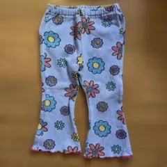 しまむらLittc LINK 花柄パンツ 90cm