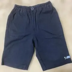 ファミリアのネイビー刺繍パンツ