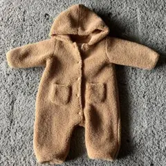 【美品】ZARA ベージュ ボアアウター フード付き