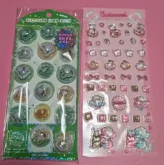 ポチャッコカプセルポップシール、SWIMMERドロップシール2枚セットのサムネイル