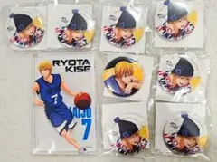 黒子のバスケ　黄瀬涼太　缶バッジ　アクリルブロック　セット